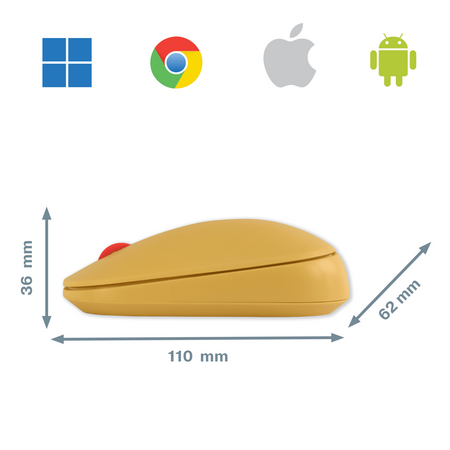 Mysz Leitz Cosy żółta
