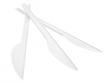 Nóż plastikowy Office Products 17cm biały (100)