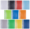 Skoroszyt OFFICE PRODUCTS, PP, A4, miękki, 100/170mikr., wpinany, granatowy