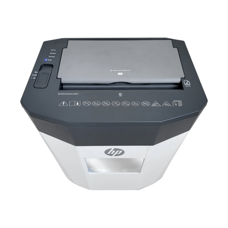 Niszczarka HP OneShred Auto 80CC biało-szara