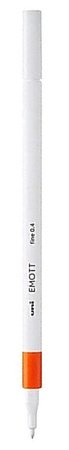 Cienkopis Uni Emott 0.4mm pomarańczowy