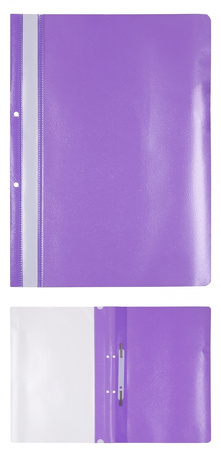Skoroszyt OFFICE PRODUCTS, PP, A4, 2 otwory, 100/170mikr., wpinany, czerwony
