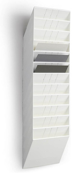 Pojemniki na dokumenty Durable FlexiBoxx A4 na ścianę białe (12)