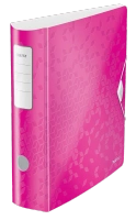 SEGREGATOR LEITZ ACTIVE WOW 180° A4/75mm RÓŻOWY