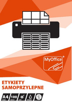 Etykiety MyOffice A4 105x42.4mm białe (100)