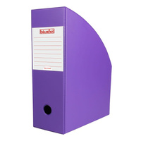 POJEMNIK NA DOKUMENTY BIURFOL A4/10cm SREBRNY