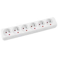 Listwa zasilająca Office Products 3m/6g biała