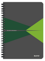 KOŁONOTATNIK LEITZ OFFICE A5/90K LINIA ZIELONY