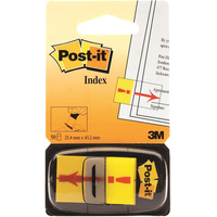 Zakładki Post-it 25.4x43.2mm wykrzyknik żółte (50)