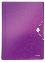 TECZKA LEITZ WOW 6 PRZEGRÓDEK FIOLETOWA