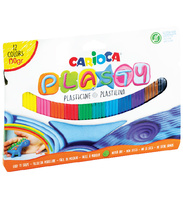 Plastelina Carioca Plasty 150g 12 kolorów