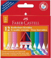 KREDKI ŚWIECOWE FABER-CASTELL GRIP 12 KOLORÓW