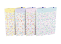 Notatnik Oxford Floral A6/80k linia mix kolorów