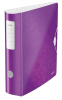 SEGREGATOR LEITZ ACTIVE WOW 180° A4/75mm FIOLETOWY