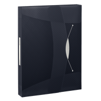 TECZKA Z GUMKĄ ESSELTE VIVIDA A4/40mm CZARNA