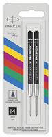 Wkłady do długopisu Parker QuinkFlow M czarne (2)