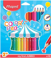 Kredki Maped Color'Peps Jumbo Early Age 18 kolorów
