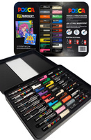 Markery z farbą plakatową Uni POSCA zestaw (20)