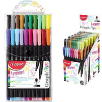 CIENKOPISY MAPED GRAPH'PEPS 0,4mm 20 KOLORÓW
