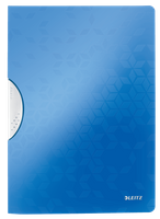 Skoroszyt z klipsem Leitz Wow A4 30k niebieski
