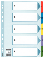 PRZEKŁADKI MYLAR ESSELTE A4 1-5