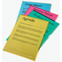 OFERTÓWKI ESSELTE "L" A4/115µm GROSZKOWE CZERWONE (25)