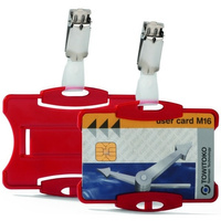 HOLDER DO KARTY DURABLE CZERWONY (25)