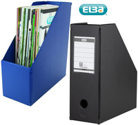 POJEMNIK NA DOKUMENTY ELBA A4/11cm SKŁADANY CZARNY