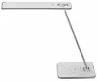 LAMPKA NA BIURKO UNILUX JAZZ BIAŁO-SREBRNA