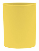 Pojemnik na długopisy DONAU LIFE, pastel, 95x75mm, okrągły, żółty