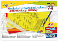 Blok techniczny Gimboo A4/10k kolorowy