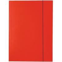 TECZKA KARTONOWA Z GUMKĄ ESSELTE A4/400g CZERWONA