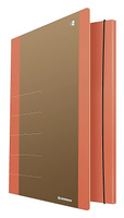 Teczka z gumką DONAU Life, Karton, A4, 500gsm, 3-skrz., pomarańczowy