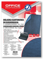 Okładki do bindowania Office Products Delta A4 skóropodobne nieb.(100)