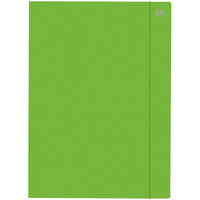 TECZKA KARTONOWA Z GUMKĄ A4+ ZIELONA