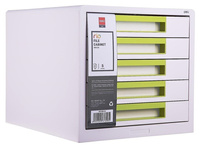 Pojemnik 5 szuflad Deli Rio biało-zielony