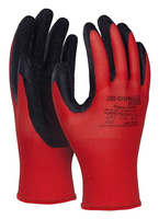 Rękawice Donau Safety Super Latex rozm.8 czerwone