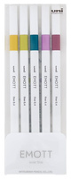 Cienkopisy Uni Emott No.8 0.4mm 5 kolorów