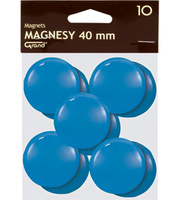 Magnesy do tablic Grand śr.40mm niebieskie (10)
